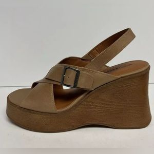 Lucky Brand Womens Delaynee Wedge Sandal Size 9.5 M